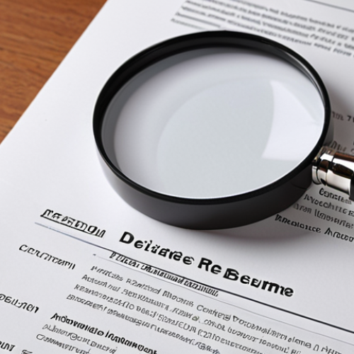 Home 11 **
Close-up shot of a well-structured resume using clean fonts like Arial and Calibri. Focus on the clear headings and use of white space. A subtle, professional color accent can be included. Perhaps a magnifying glass is hovering over the resume, symbolizing the recruiter's careful review.
**