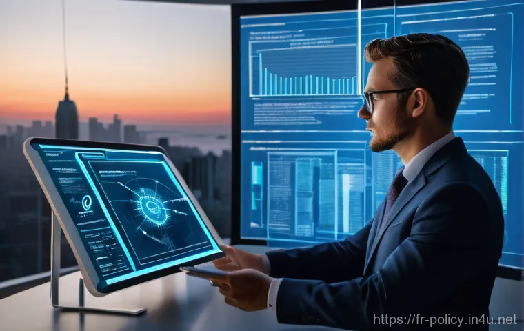 정책분석사와 기획안 작성법 - **The Visionary Policy Architect**
    A diverse public policy analyst, dressed in professional busi...