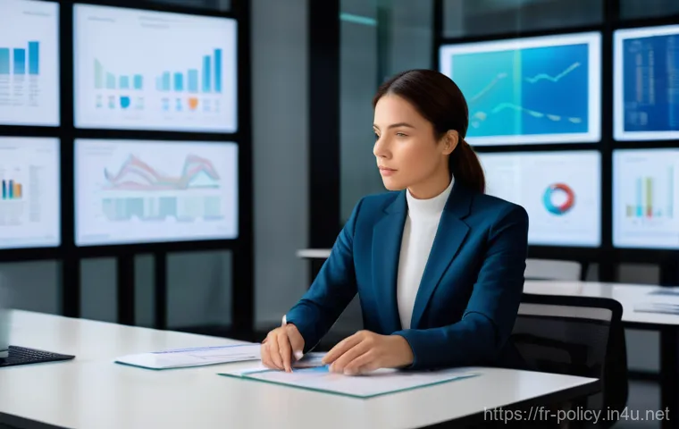 정책분석사와 직무의 윤리적 접근 방법 - Image Prompt 1: The Objective Analyst**