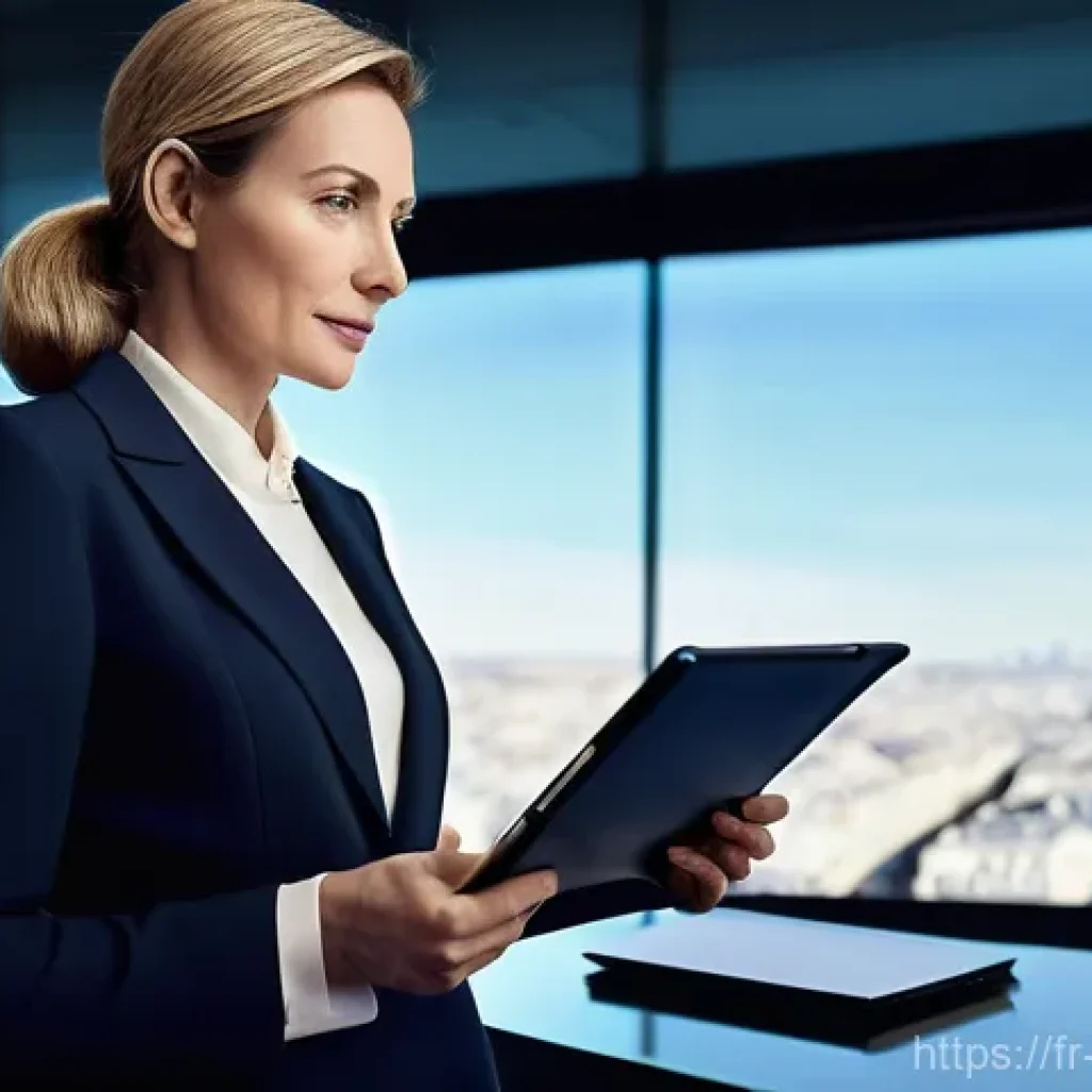 정책분석사와 성공적인 프로젝트 관리 사례 - **Prompt:** "A sophisticated female political analyst, appearing to be in her late 30s to early 40s,...