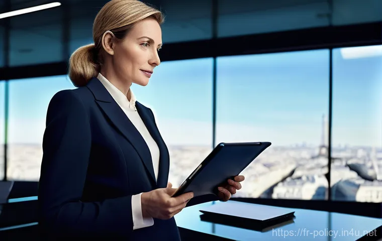 정책분석사와 성공적인 프로젝트 관리 사례 - **Prompt:** "A sophisticated female political analyst, appearing to be in her late 30s to early 40s,...