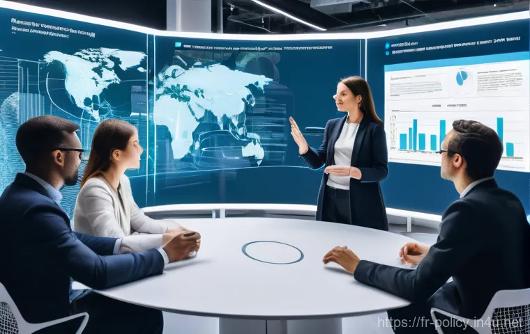 정책분석사와 성공적인 프로젝트 관리 사례 - **Prompt:** "A dynamic and diverse team of public project managers and urban planners, comprised of ...