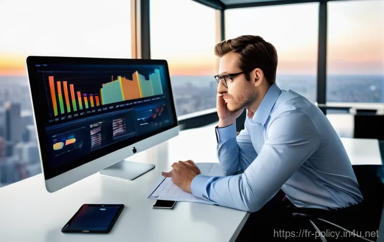 정책분석사 초보자를 위한 실무 팁 - **Prompt:** "A focused political analyst, mid-30s, gender-neutral, wearing smart business casual att...