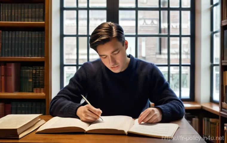 정책분석사 초보자를 위한 실무 팁 - **Prompt:** "A focused political analyst, mid-30s, gender-neutral, wearing smart business casual att...