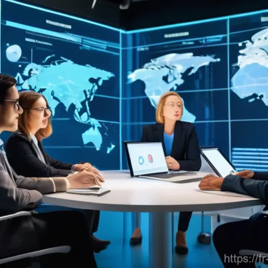 정책분석사와 변화 관리의 도전 과제 - **Prompt:** A diverse group of political analysts and change management experts, including men and w...