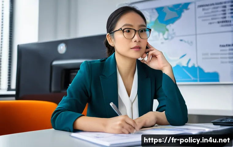 정책분석사와 경력 개발과 커리어 목표 설정 - **A Diverse Political Analyst in Deep Thought.**
    A highly detailed, realistic image of a female ...