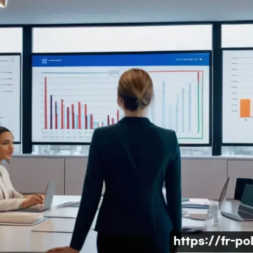 정책분석사 관련 직무 인터뷰 - A professional setting in a modern French government office with a diverse team of public policy ana...