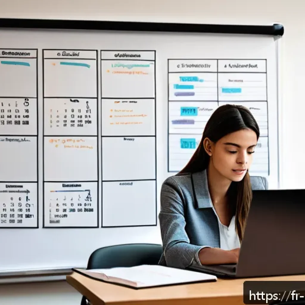 정책분석사 시험일정 업데이트 - A modern study room with a French-speaking young adult diligently preparing for the 2024 public poli...