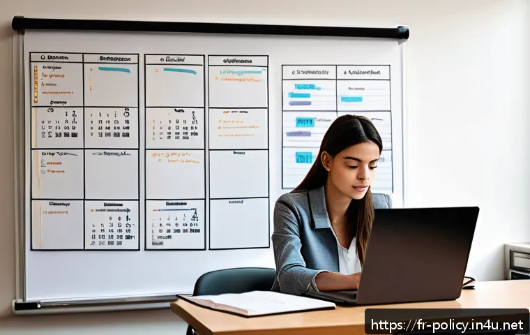 정책분석사 시험일정 업데이트 - A modern study room with a French-speaking young adult diligently preparing for the 2024 public poli...